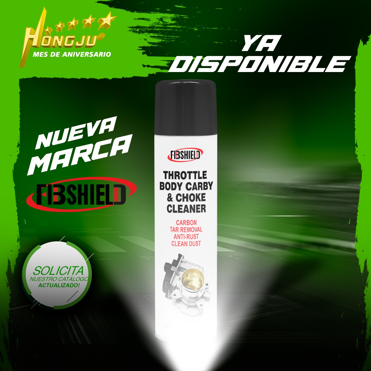 SPRAY [650 ML] LIMPIADOR DE CARBURADOR Y ESTRANGULADOR DEL CUERPO DEL ACELERADOR