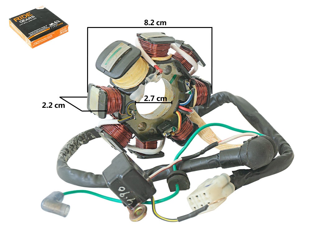 ALTERNADOR PULSAR 135LS (8 PIÑAS)