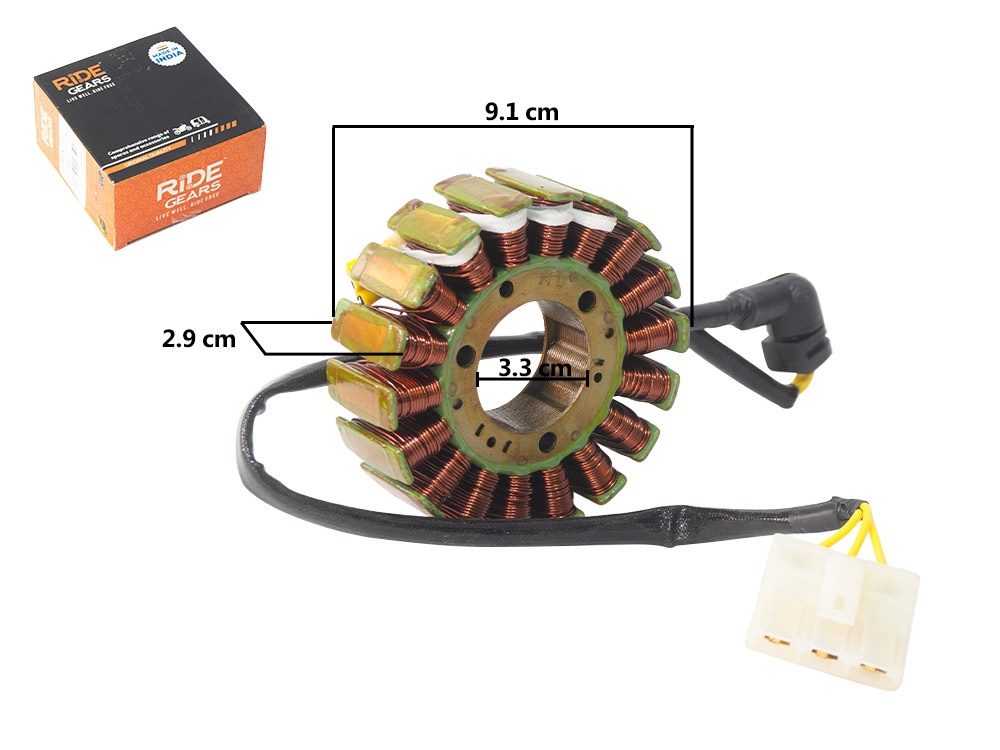 ALTERNADOR PULSAR 200 NS FI,DUKE 200(18 PIÑAS)