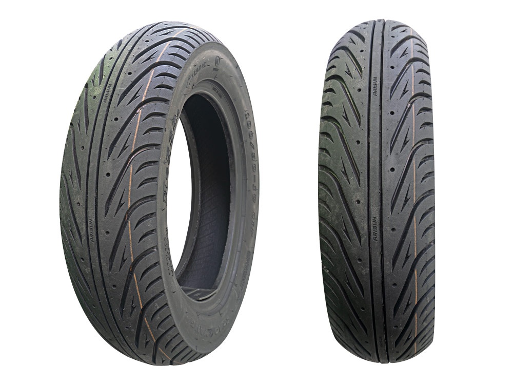 LLANTA [H-566B] DEL/POST. 4PR TL 100/90-10 56J 