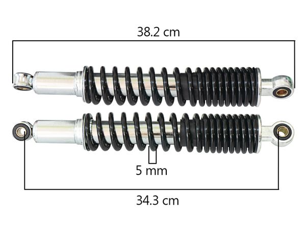 AMORTIGUADOR CB110 NEGRO 