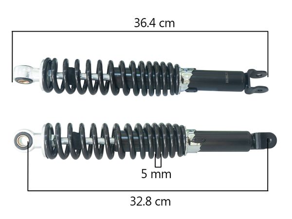 AMORTIGUADOR ITALICA-SCOOTER-CHINA NEGRO 