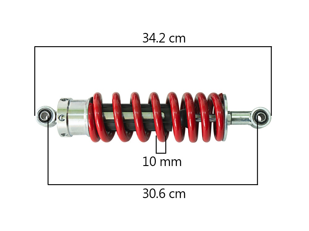 MONOSHOCK CBF - UNICORN ROJO