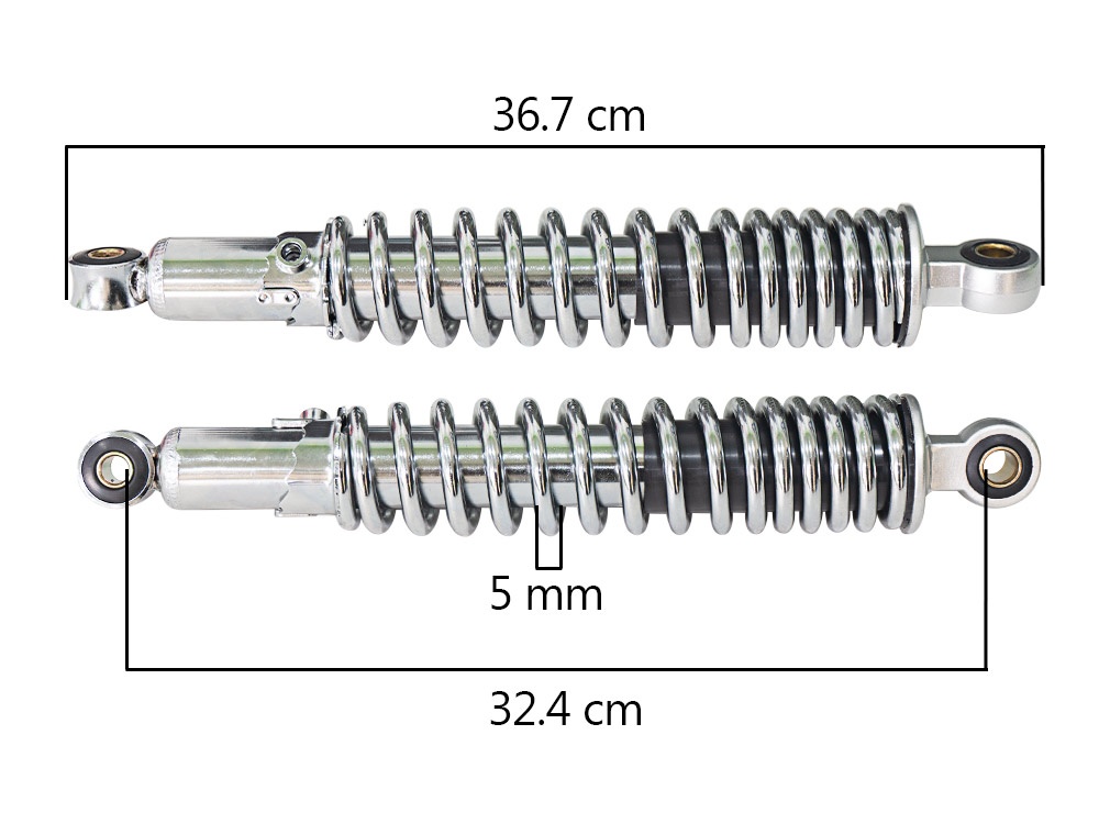 AMORTIGUADOR 330MM MTK/CGL CROMADO 