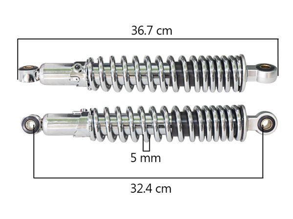AMORTIGUADOR 330MM MTK/CGL CROMADO 