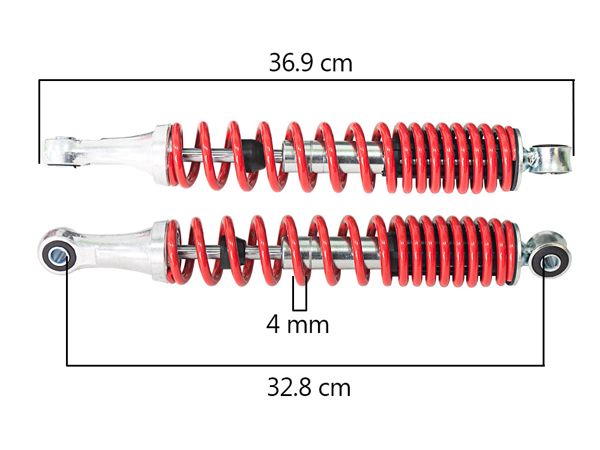 AMORTIGUADOR WAVE110 ROJO 