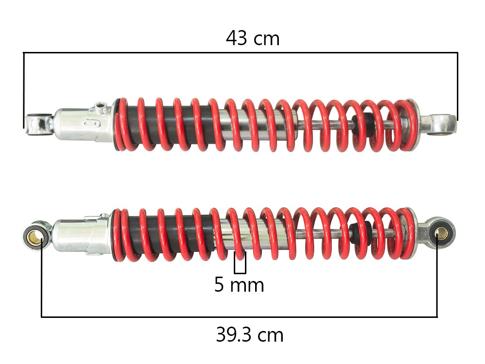 AMORTIGUADOR XL185/XL ROJO 