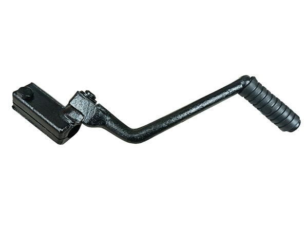 PEDAL DE ARRANQUE CURVO 1 PERNO NEGRO CARGUERO