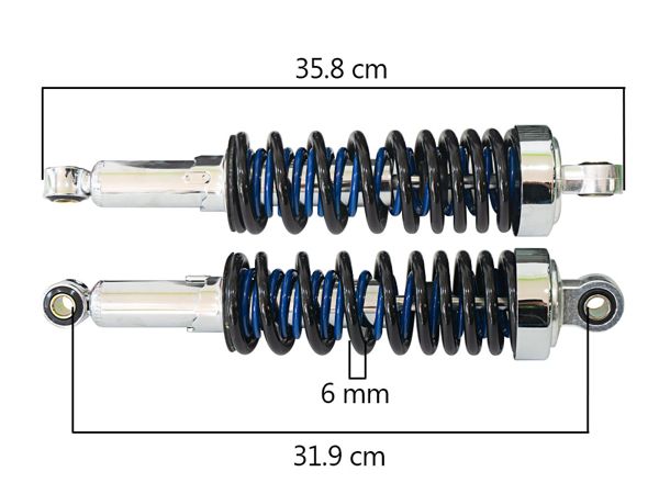 AMORTIGUADOR POST REF DOBLE RESORTE MTK AZUL