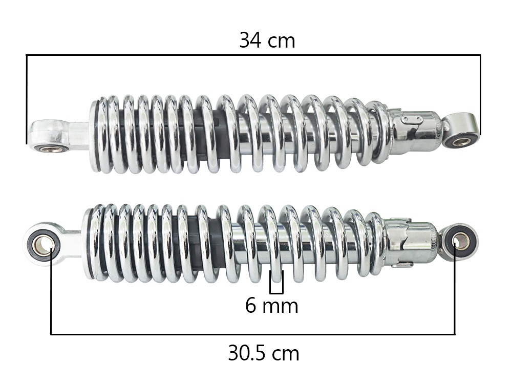 AMORTIGUADOR MTK - WX CROMADO 