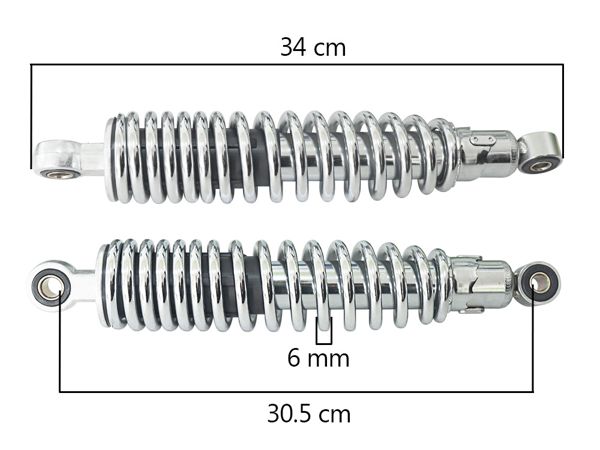 AMORTIGUADOR MTK - WX CROMADO 