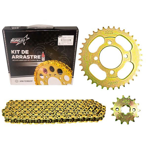 KIT ARRASTRE DORADA 36T-14T-428H-110L WAVE 100