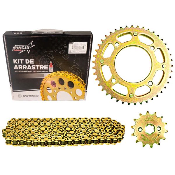 KIT ARRASTRE DORADA 42T-14T-428H-124L CB110