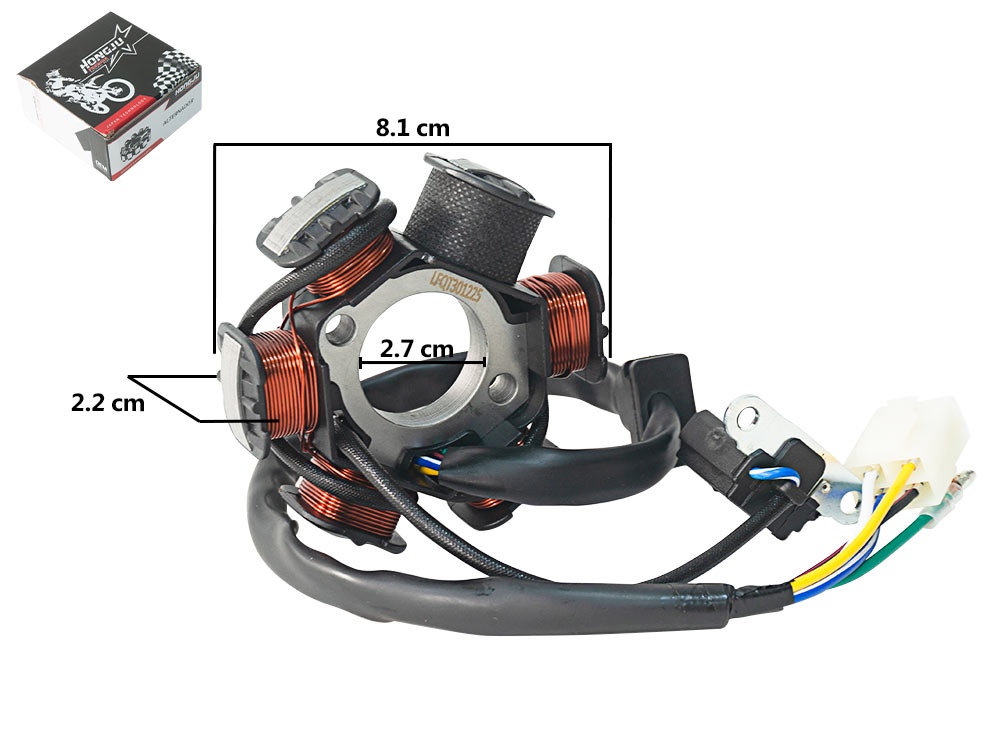 ALTERNADOR C110 - 6P 2H ARRANQUE ELECTRICO 