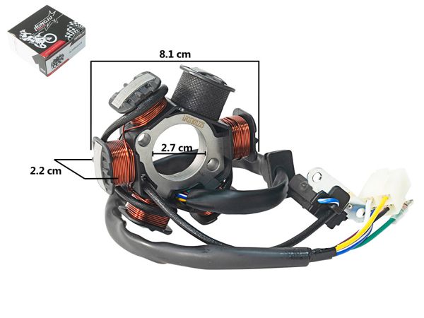 ALTERNADOR C110 - 6P 2H ARRANQUE ELECTRICO 