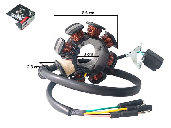 ALTERNADOR PREMIUM CG150 WX 8P 3H