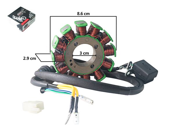 ALTERNADOR PREMIUM CARGUERO 200W 12P 18/88.5MM