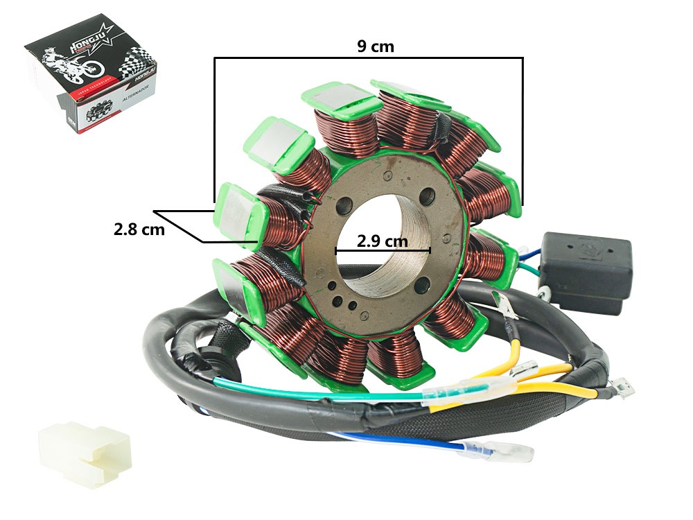 ALTERNADOR PREMIUM CARGUERO 12P 18/93MM 250W