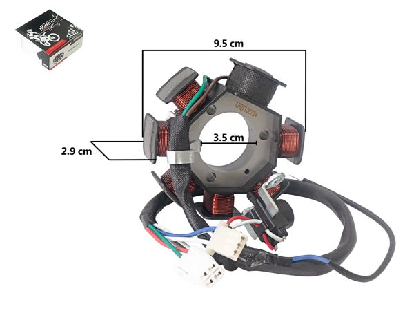 ALTERNADOR PREMIUM YBR125 7P/3H