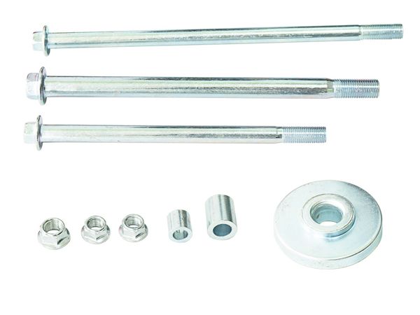 KIT DE EJES (DEL/POST/TRAPECIO) CG125