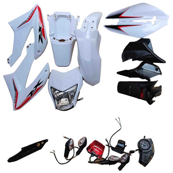 KIT PLASTICO C/TABLERO XR150 BLANCO
