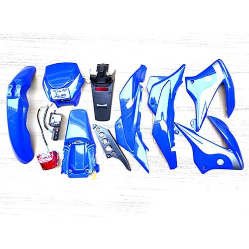 KIT PLASTICO C/FAROS BROSS AZUL