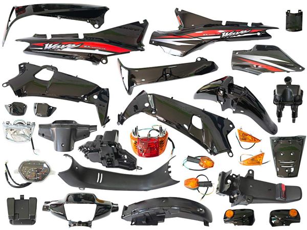 KIT PLASTICO - DISCO WAVE NEGRO