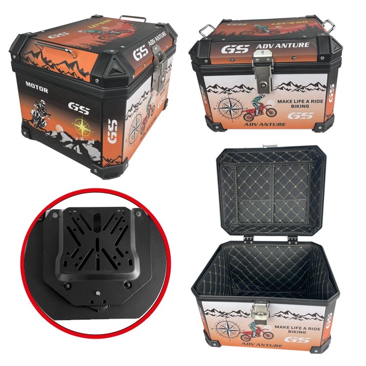 CAJUELA ABS 45L RIDE BIKING CON ACCESORIOS Y FORRO INTERIOR