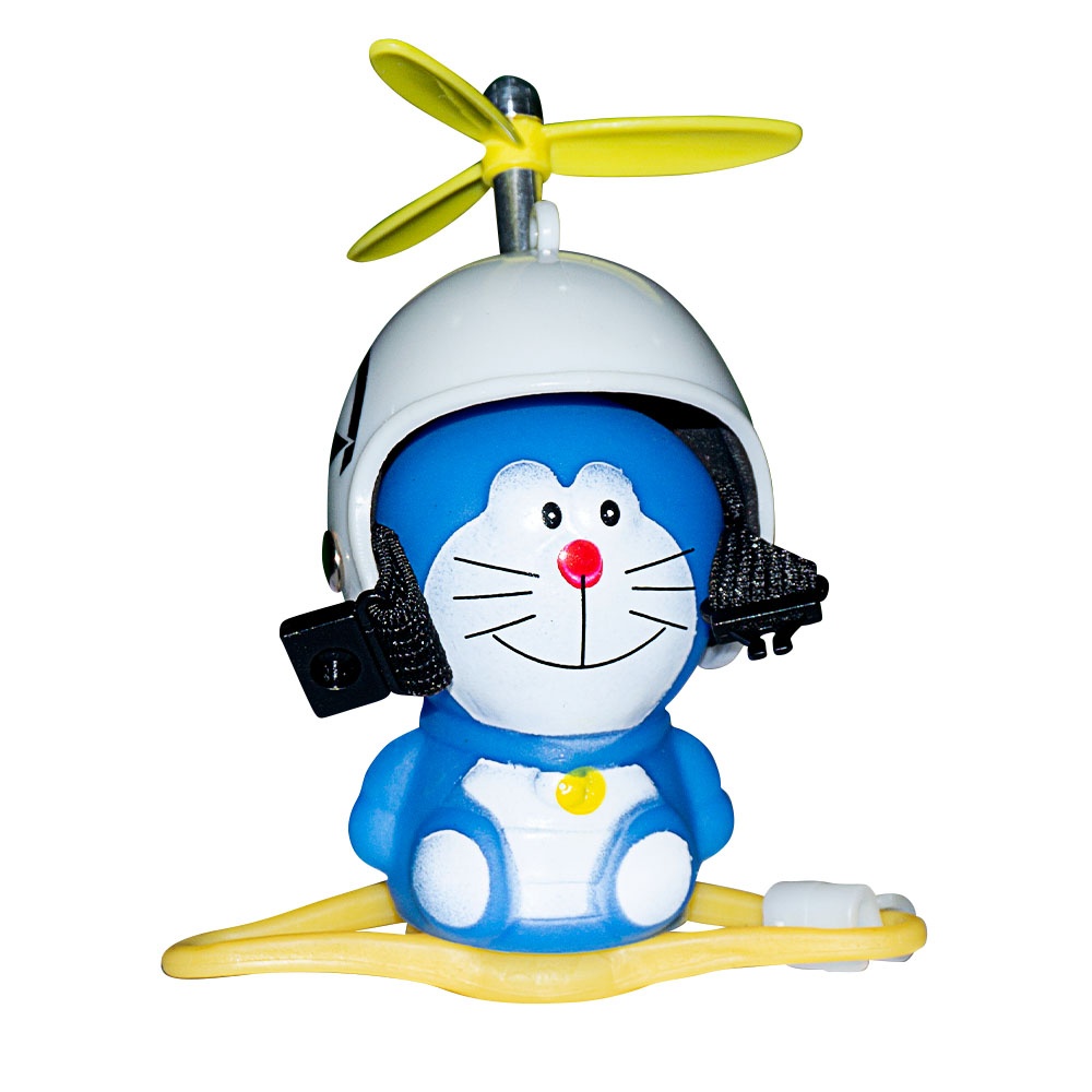 ADORNO GATO MOTERO CON LUZ Y ACCESORIOS