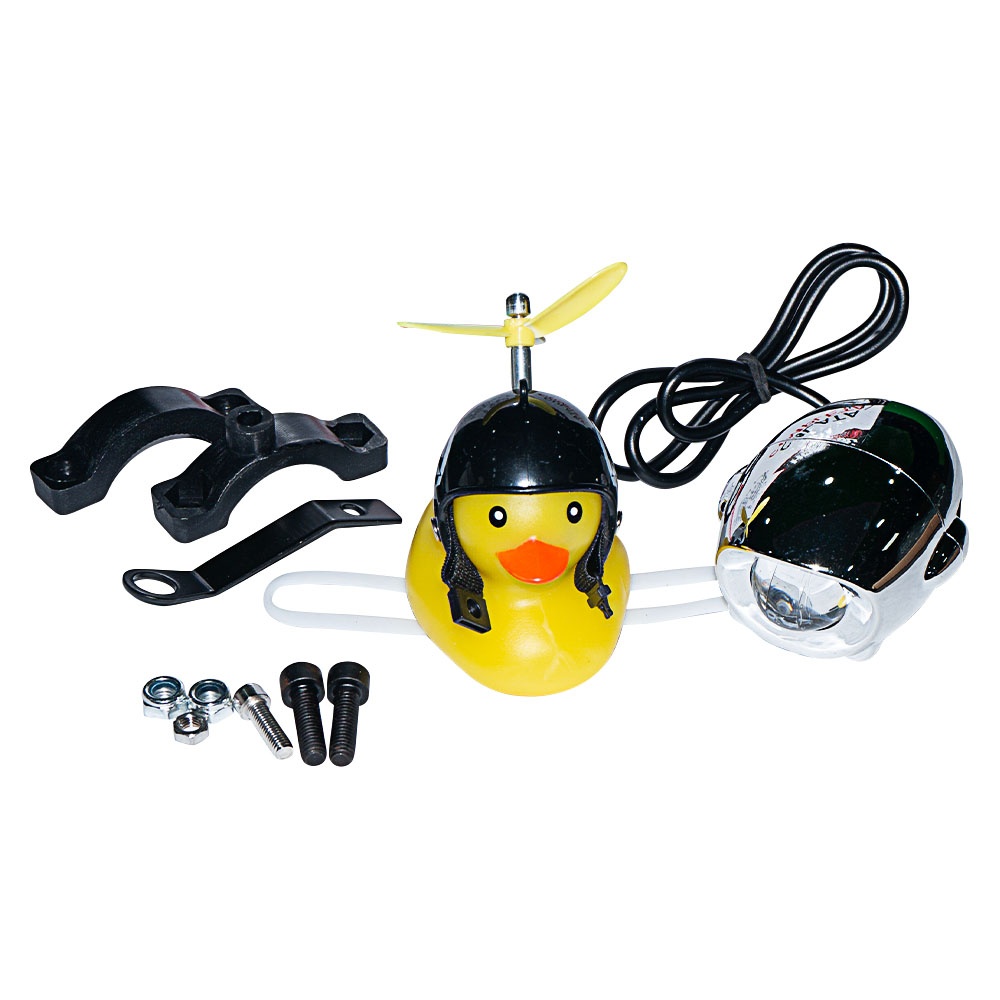 ADORNO PATO MOTERO CON NEBLINERO