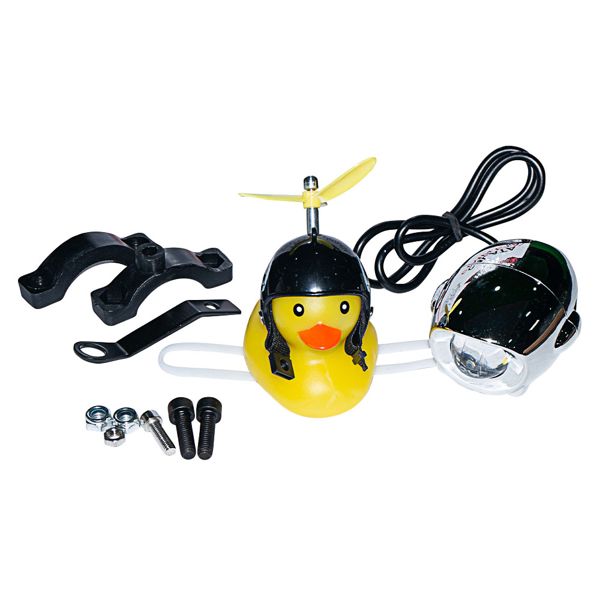 ADORNO PATO MOTERO CON NEBLINERO