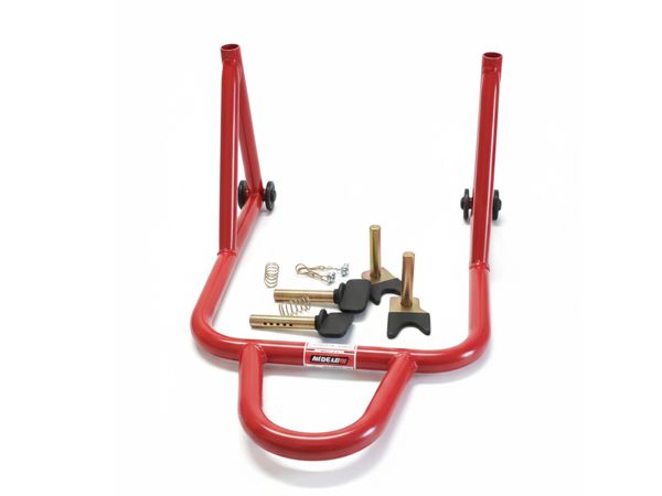 CABALLETE PARA LEVANTAR RUEDA PARA TRABAJO ROJO