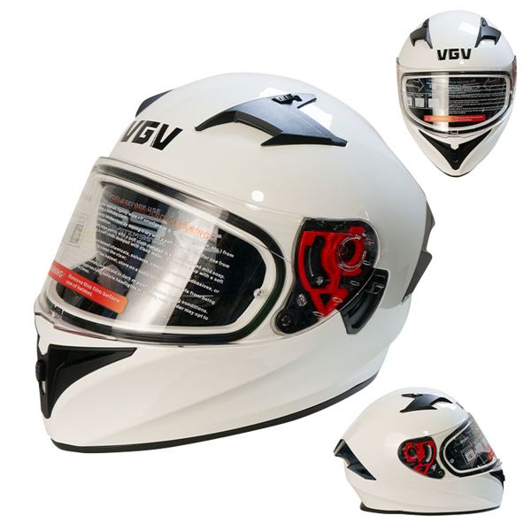 CASCO INTEGRAL CODIGO 81 BLANCO BRILLO TALLA XL