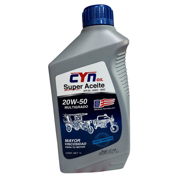 ACEITE MULTIGRADO MINERAL 20W-50