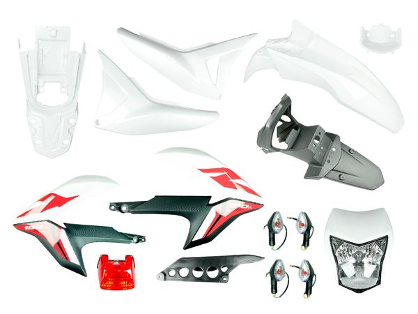 KIT PLASTICO XR190 BLANCO
