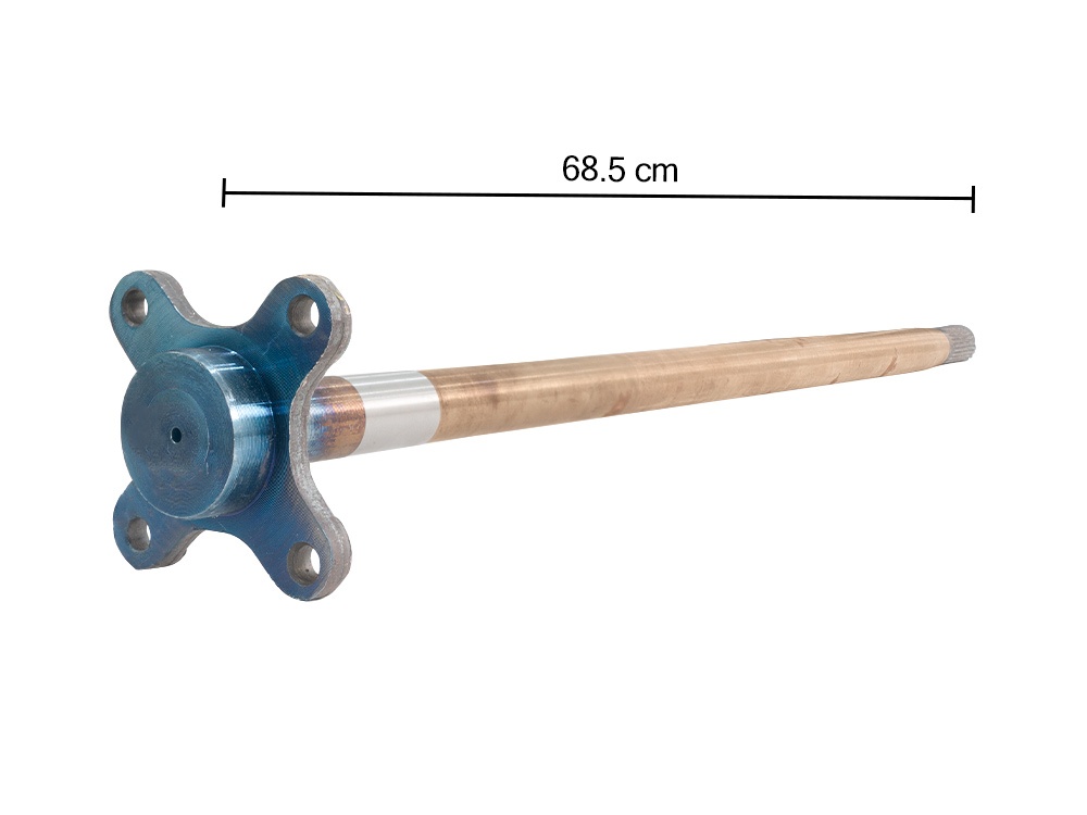 EJE CORONA DER. ESTRIADO 10:29 4P 220MM 115CM