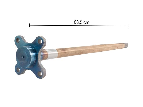 EJE CORONA DER. ESTRIADO 10:29 4P 220MM 115CM