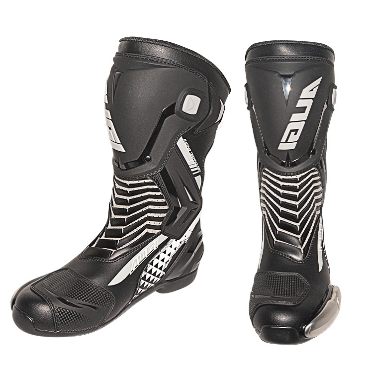 BOTAS RACING NEGRO Y GRIS T41