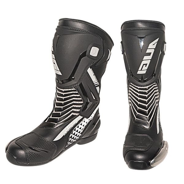 BOTAS RACING NEGRO Y GRIS T41