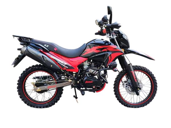 MOTOCICLETA HONGJU 250 POWER ROJO/NEGRO