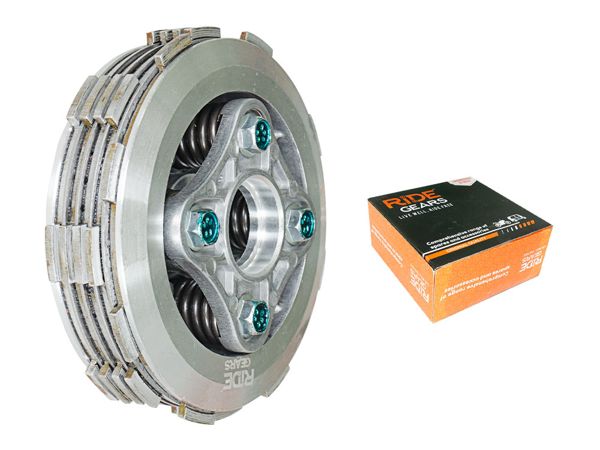 BASE CON DISCOS DE EMBRAGUE (CLUTCH) APACHE 160,APACHE 180 (5 DISCOS)