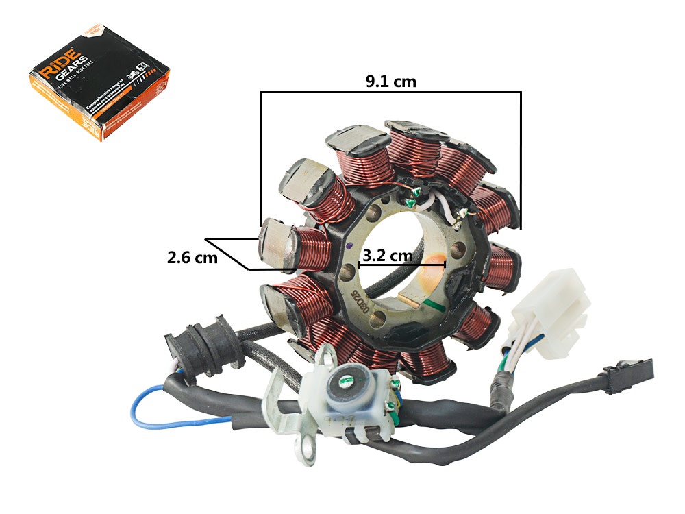 ALTERNADOR YAMAHA FZ 2.0 (12 PIÑAS)