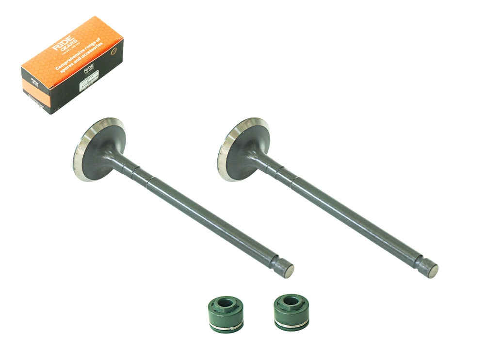 KIT DE VALVULAS CON RETENES (SET X 2 ) FZ 16