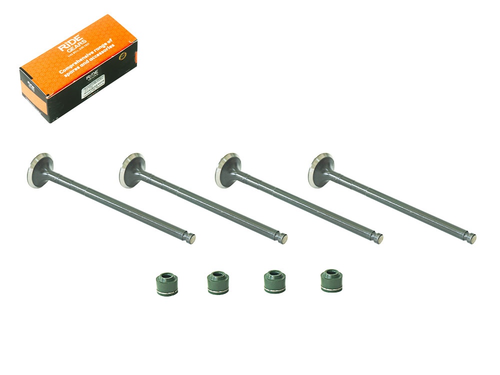 KIT DE VALVULAS CON RETENES (SET X 4 ) YZF R15